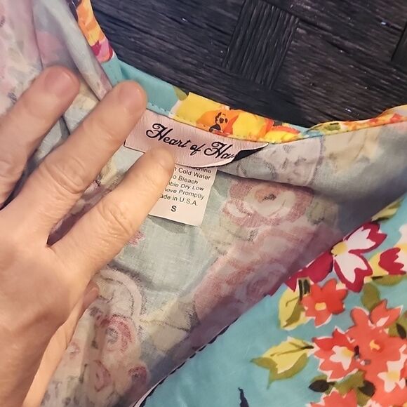 Heart Of Haute Floral Sleeveless Dress - Multicolor Size S - Picture 2 of 6